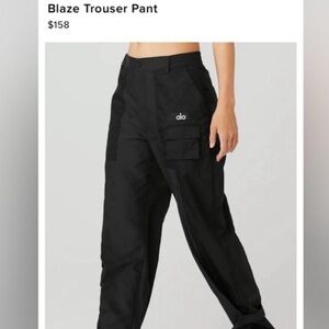 ALO Yoga Blaze Trouser Pant - Black